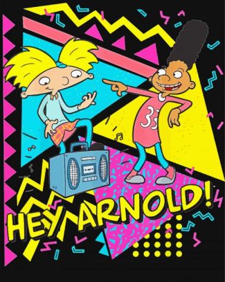 Hey Arnold Poster Diamond painting