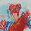 Horse Race Art diamond painting