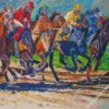 Horses Racing Diamond painiting