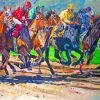 Horses Racing Diamond painiting