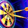 Illustration Dart Game diamond painting