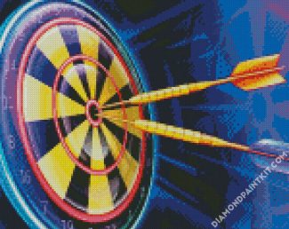 Illustration Dart Game Diamond painting