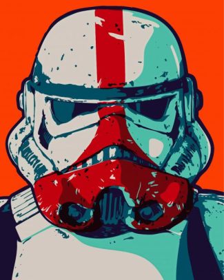 Illustration Stormtrooper diamond painting