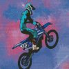 Illustration Motocross diamond painting