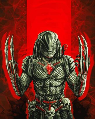 Illustration Predator diamond painting