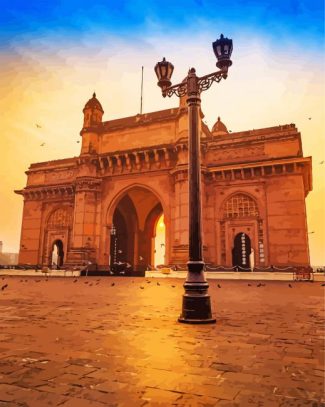 India Mumbai Gateway Of India diamond painting