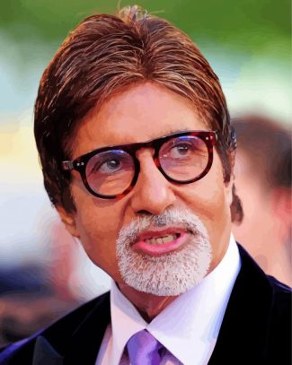 Indian Actor Amitabh Bachchan diamond painting