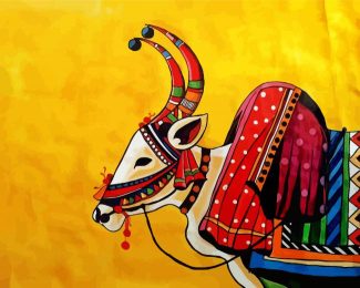 Indian Ox diamond painting