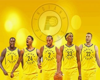 Indiana Pacers Team diamond painting