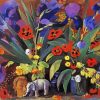 Irises And Poppies By Saryan diamond painting