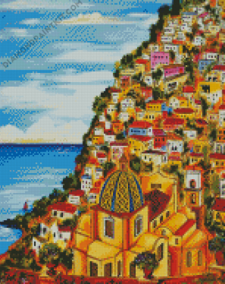 Italy Positano Art diamond painting