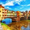 Italy Ponte Vecchio Florence diamond painting