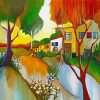 Itzchak Tarkay Autumn In The Country diamond painting