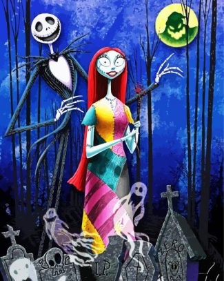 Jack And Sally diamond painting