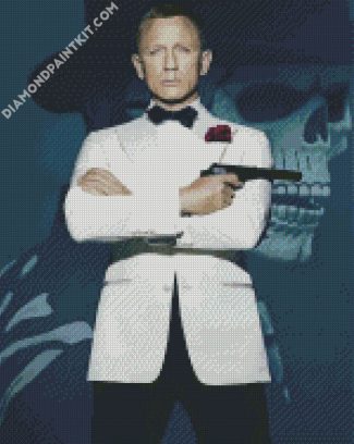 James Bond Actor diamond painting