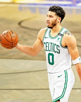 Jayson Tatum Player diamond painting