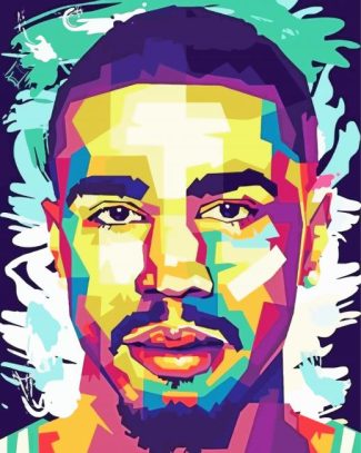 Jayson Tatum Pop Art diamond painting