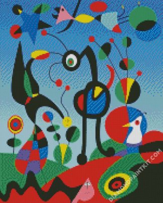 Joan Miro Abstract Art diamond painting