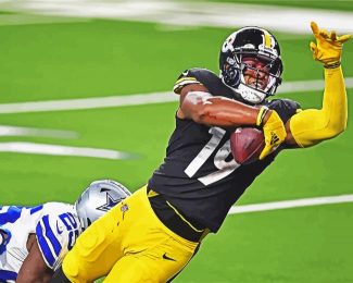 JuJu Smith Schuster Pittsburgh Steelers diamond painting