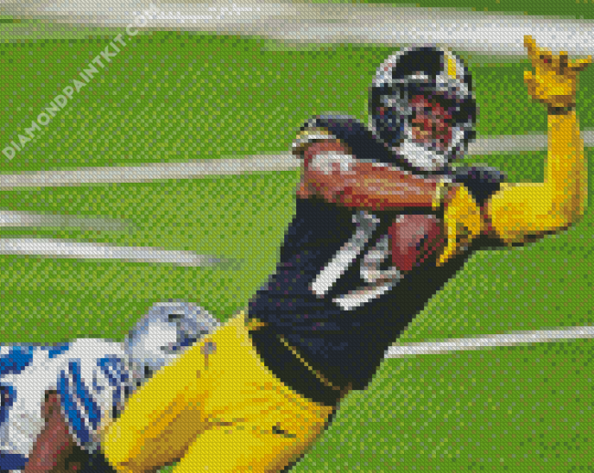 JuJu Smith Schuster Pittsburgh Steelers diamond painting