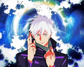 Jujutsu Kaisen Satoru Gojo diamond painting