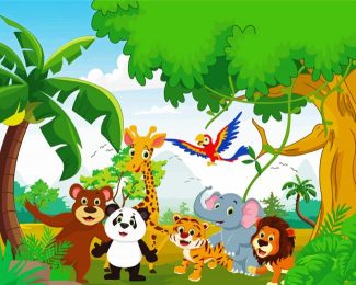 Jungle Safari diamond painting