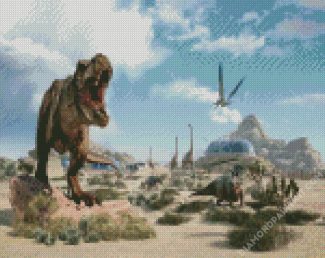 Jurassic Geologic Period diamond painting