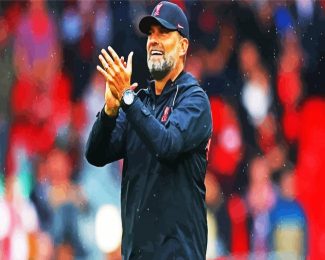 Jurgen Klopp Football diamond painting