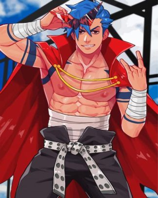 Kamina Gurren Anime diamond painting