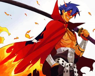 Kamina Gurren Lagann diamond painting