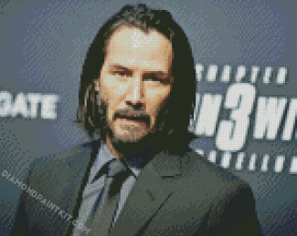 Keanu Reeves John Wick diamond painting