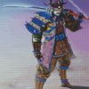 Kensei Japanse Warrior diamond painting