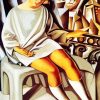 Kizette On The Balcony Lempicka diamond painting