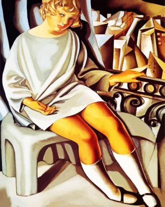 Kizette On The Balcony Lempicka diamond painting