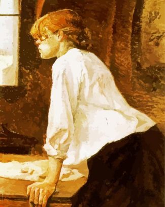 La Blanchisseuse By Toulouse Lautrec diamond painting