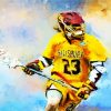 Lacrosse Player diamond painting