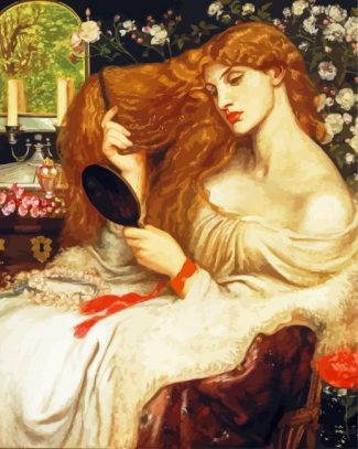 Lady Lilith By Rossetti diamond painting