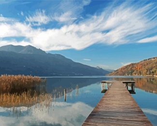 Lago Di Caldonazzo Trentino diamond painting