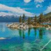 Lake tahoe in the usa diamond painting