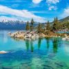 Lake tahoe in the usa diamond painting