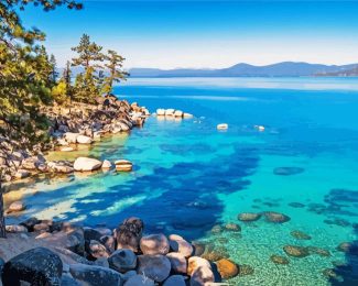 Lake tahoe usa diamond painting