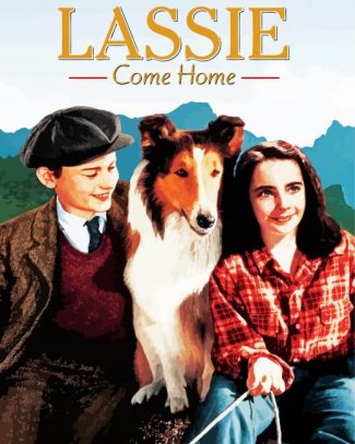 Lassie Come Home Poster diamond painting