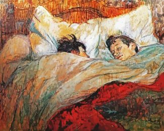 Le Lit Toulouse Lautrec diamond painting