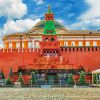 Lenins Mausoleum at Red Square Russia diamond painting