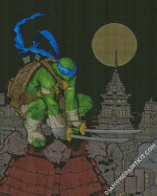 Leonardo Ninja Turtle diamond painting