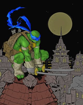 Leonardo Ninja Turtle diamond painting