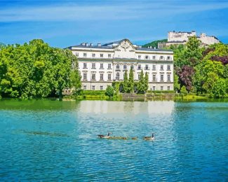 Leopoldskroner Weiher Salzburg diamond painting