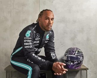 Lewis Hamilton Race Driver Diamond painting