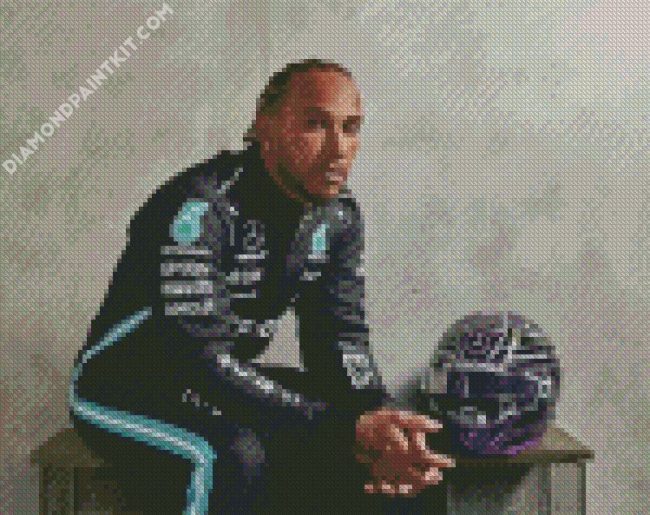 Lewis Hamilton Race Driver Diamond painting