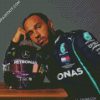 Lewis Hamilton Race Car Driver diamond painting